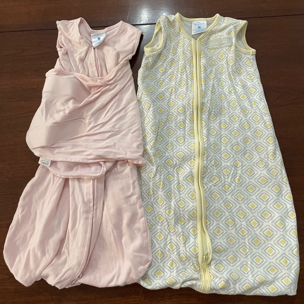 Halo Sleep Sack and Swaddle set 0-6 months size Small